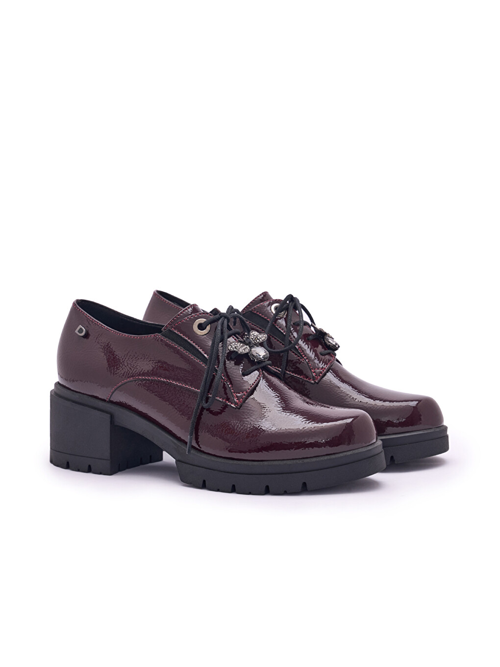 Bordo Kadın Klasik Ayakkabı 3h5846ds 5846ds Naplak-2