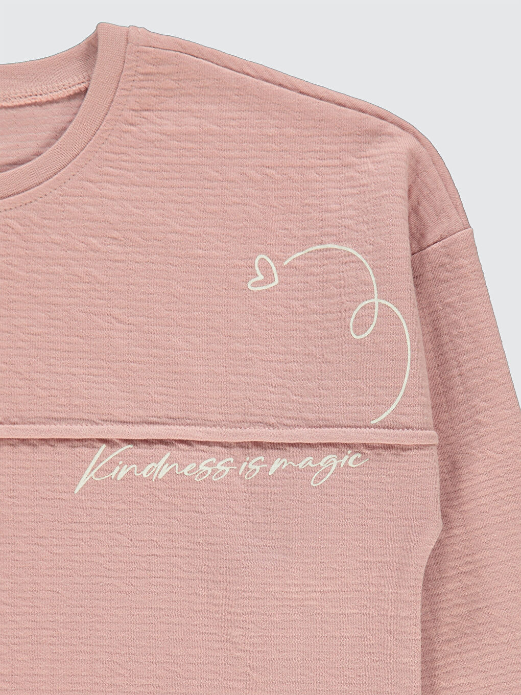 Pembe Girls Kız Çocuk Sweatshirt 10-13 Yaş Pudra-2