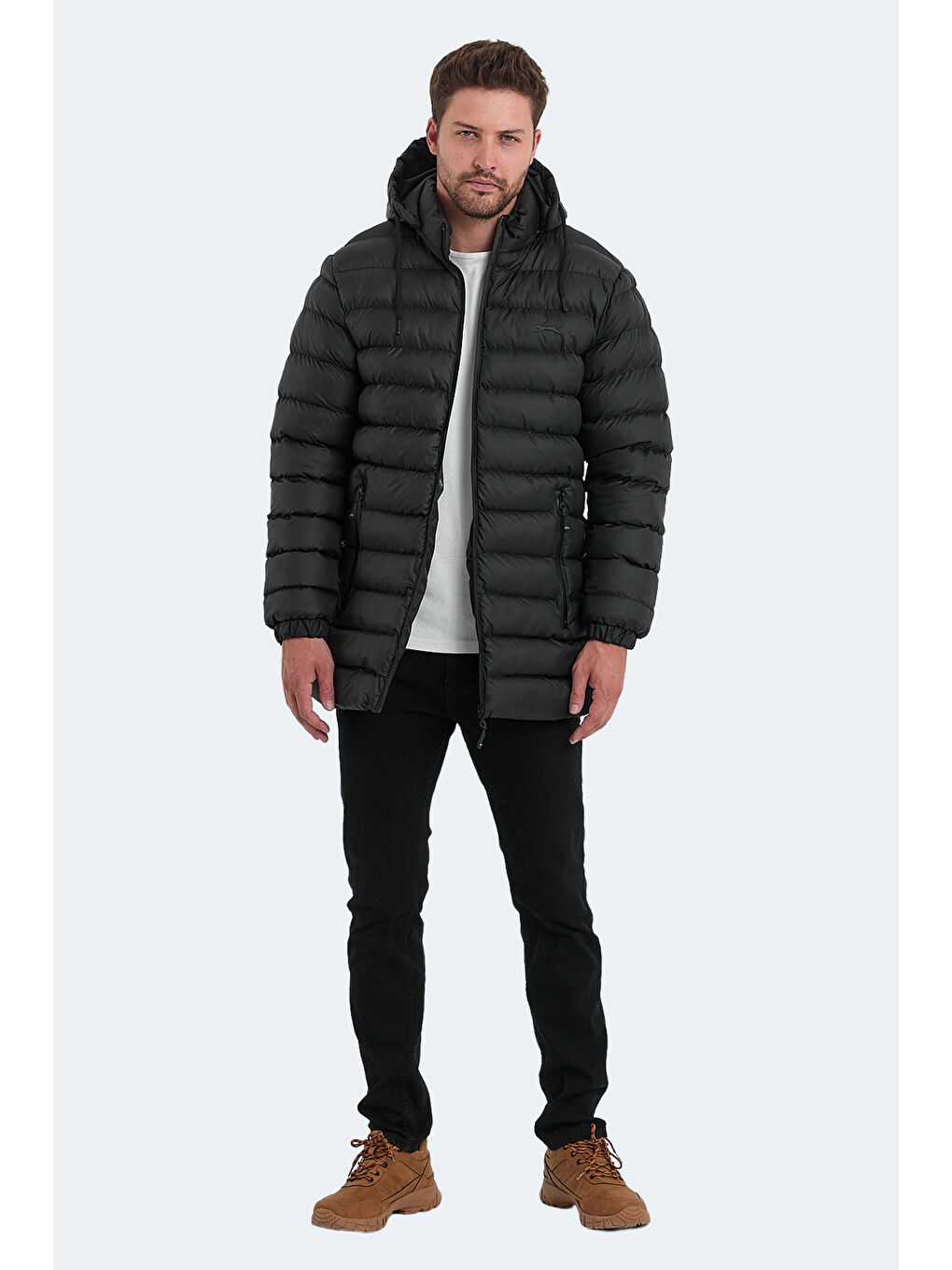 HAIDEE Erkek Mont  Kaban Siyah-6