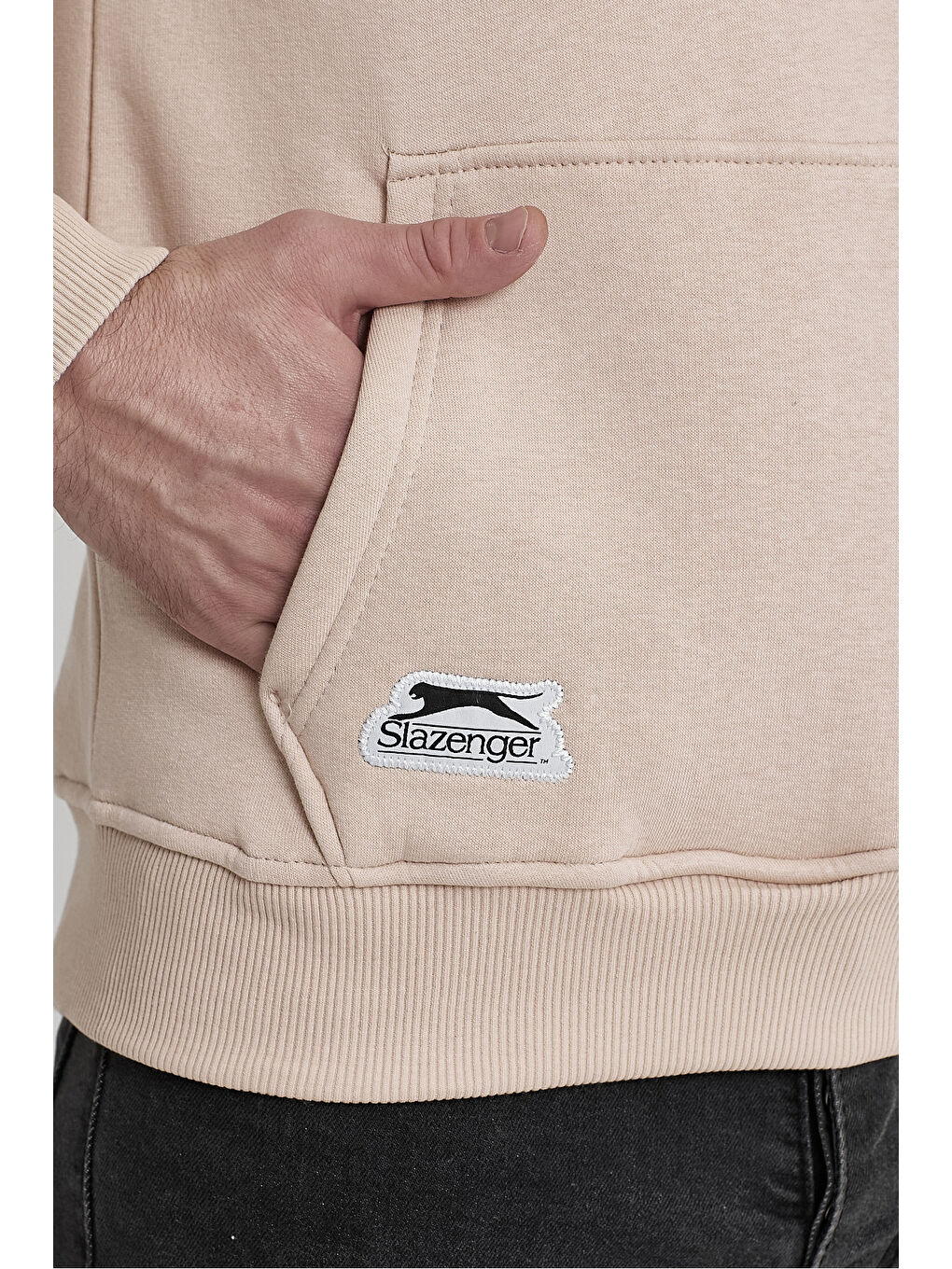 OPHIR I  Erkek Hoodie Bej-5