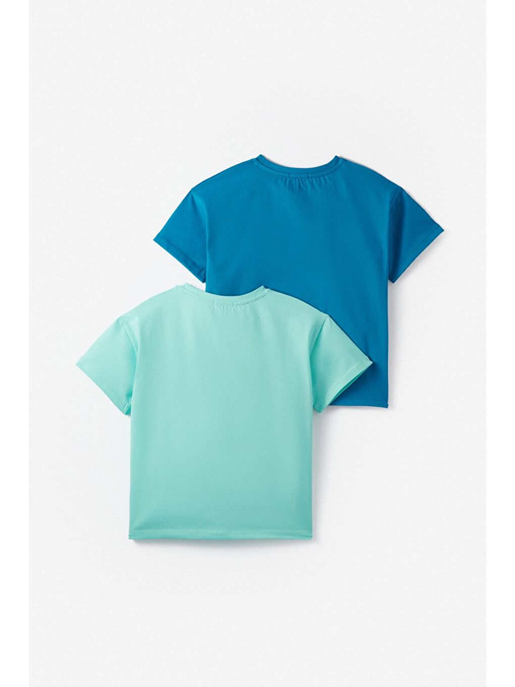 İndigo Çocuk 2li Baskılı Tişört-1