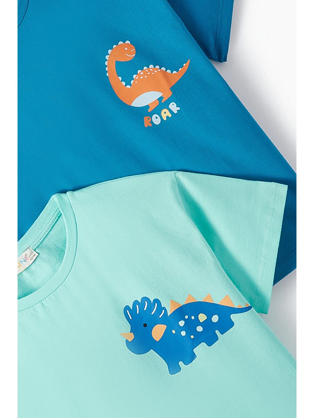 İndigo Çocuk 2li Baskılı Tişört-2