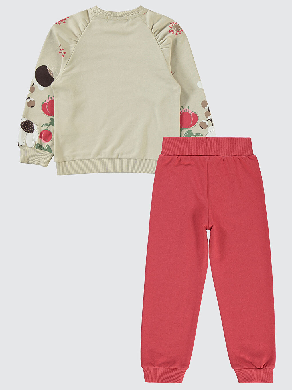 Pembe Girls Kız Çocuk Eşofman Takımı 2-5 Yaş Gül-1