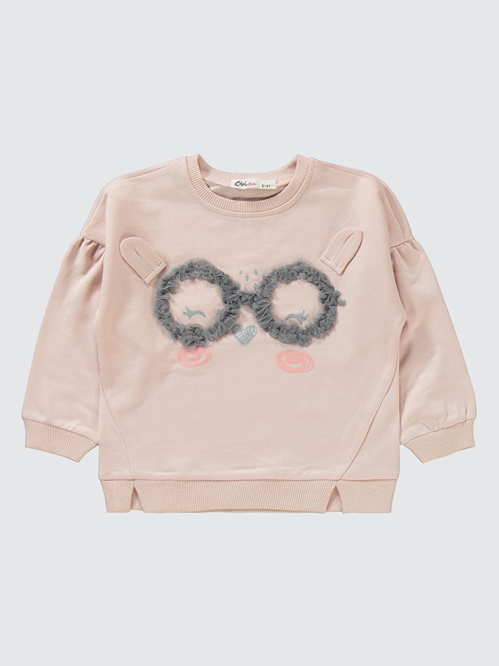 Pembe Girls Kız Çocuk Takım 2-5 Yaş Pudra-2