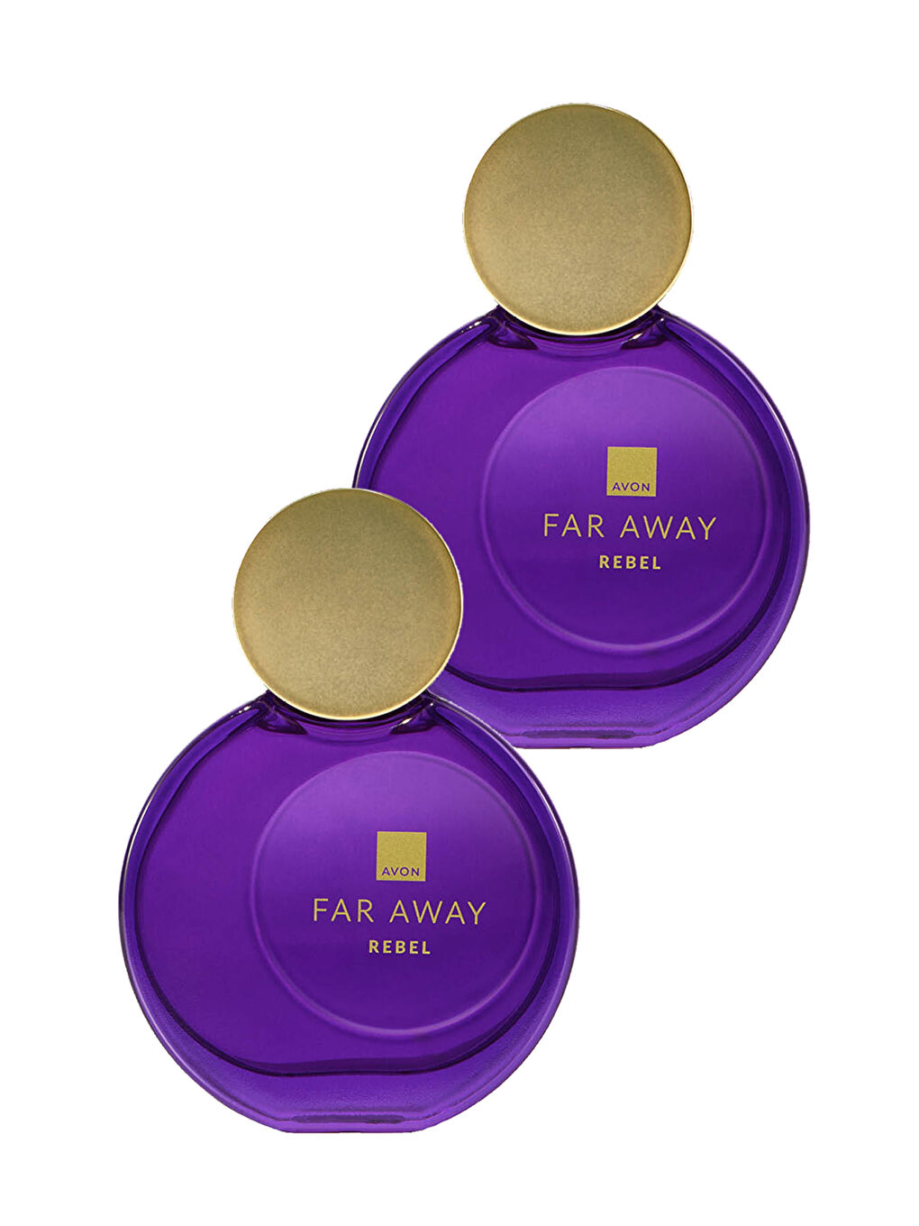 AVON Far Away Rebel Kadın Parfüm Edp 50 Ml. İkili Set