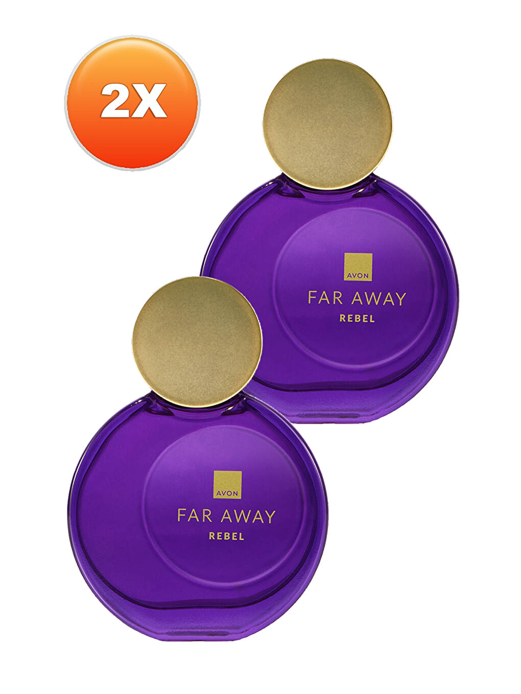 AVON Far Away Rebel Kadın Parfüm Edp 50 Ml. İkili Set - 1