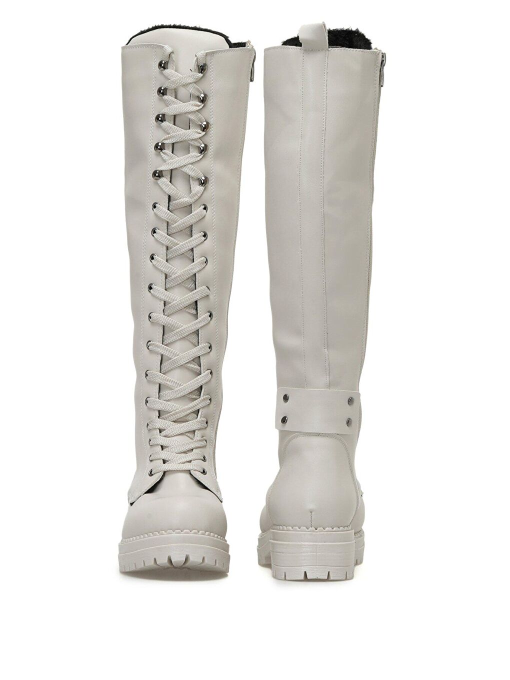 JONA 3PR Bej Kadın Çizme-3