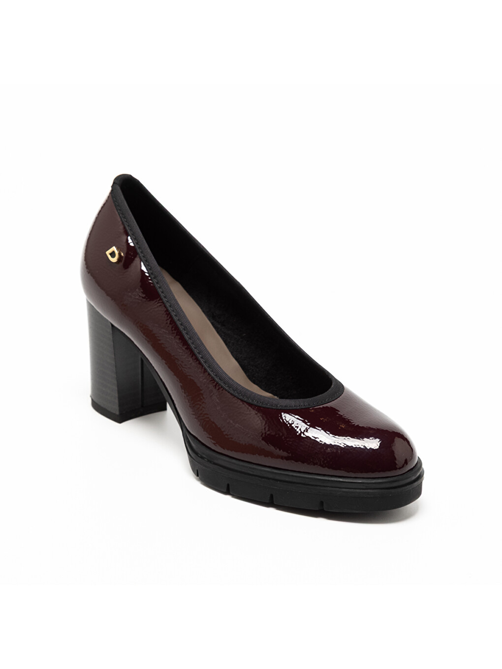 Bordo Kadın Topuklu / Stiletto 483700ds 3700ds Naplack Bordeaux-1