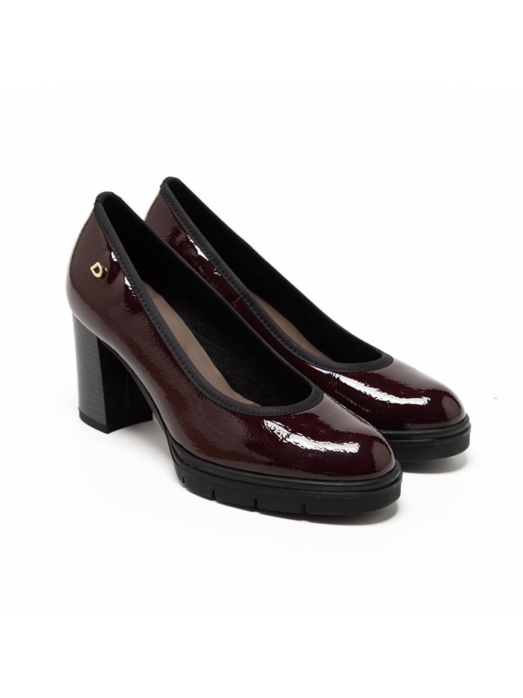 Bordo Kadın Topuklu / Stiletto 483700ds 3700ds Naplack Bordeaux-2