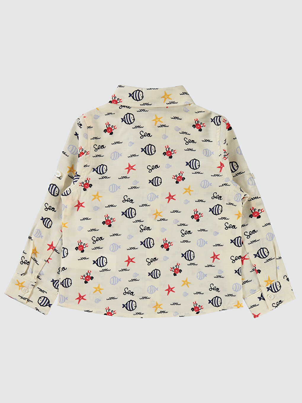 Boys Erkek Çocuk Gömlek 2-5 Yaş Ekru-1