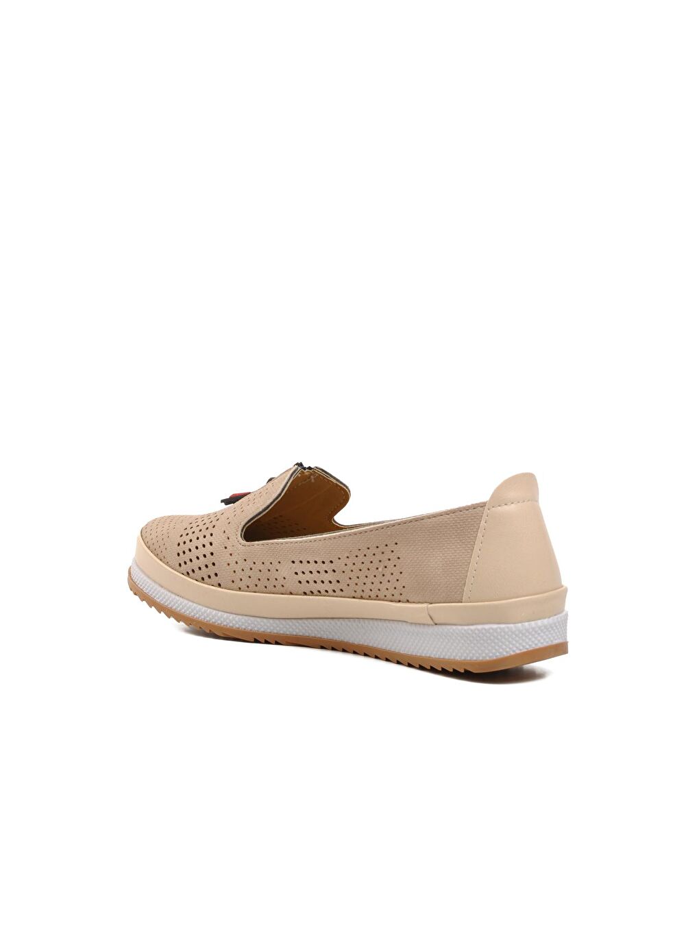 Ekru Lara 013 Krem-Beyaz Kadın Ayakkabı-3