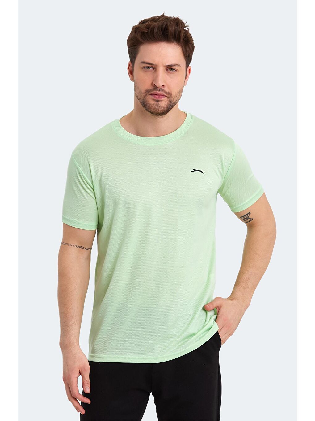 SLAZENGER Yeşil ODALIS I Erkek T-Shirt Yeşil