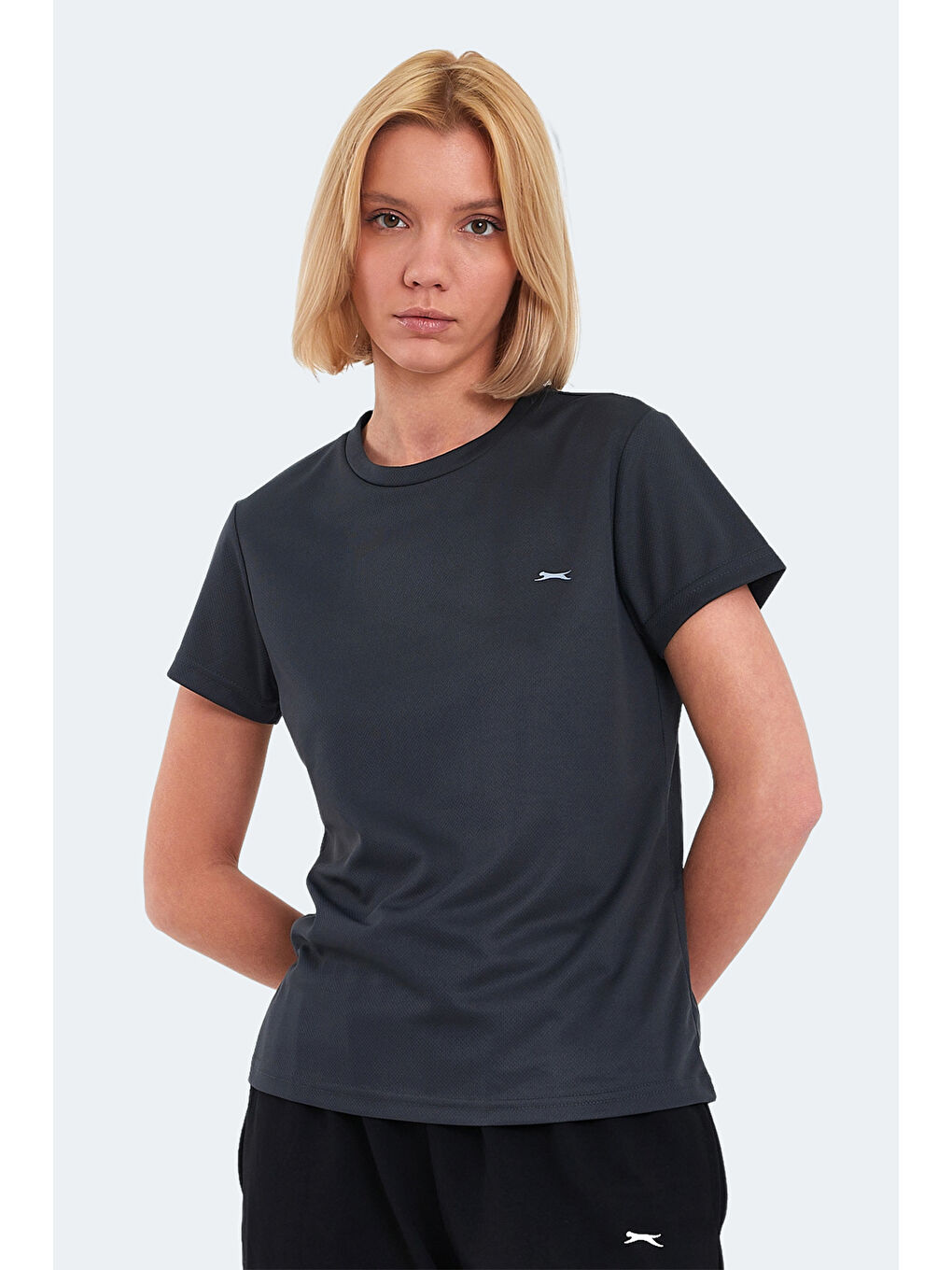 Kadın Tişört Antrasit-4