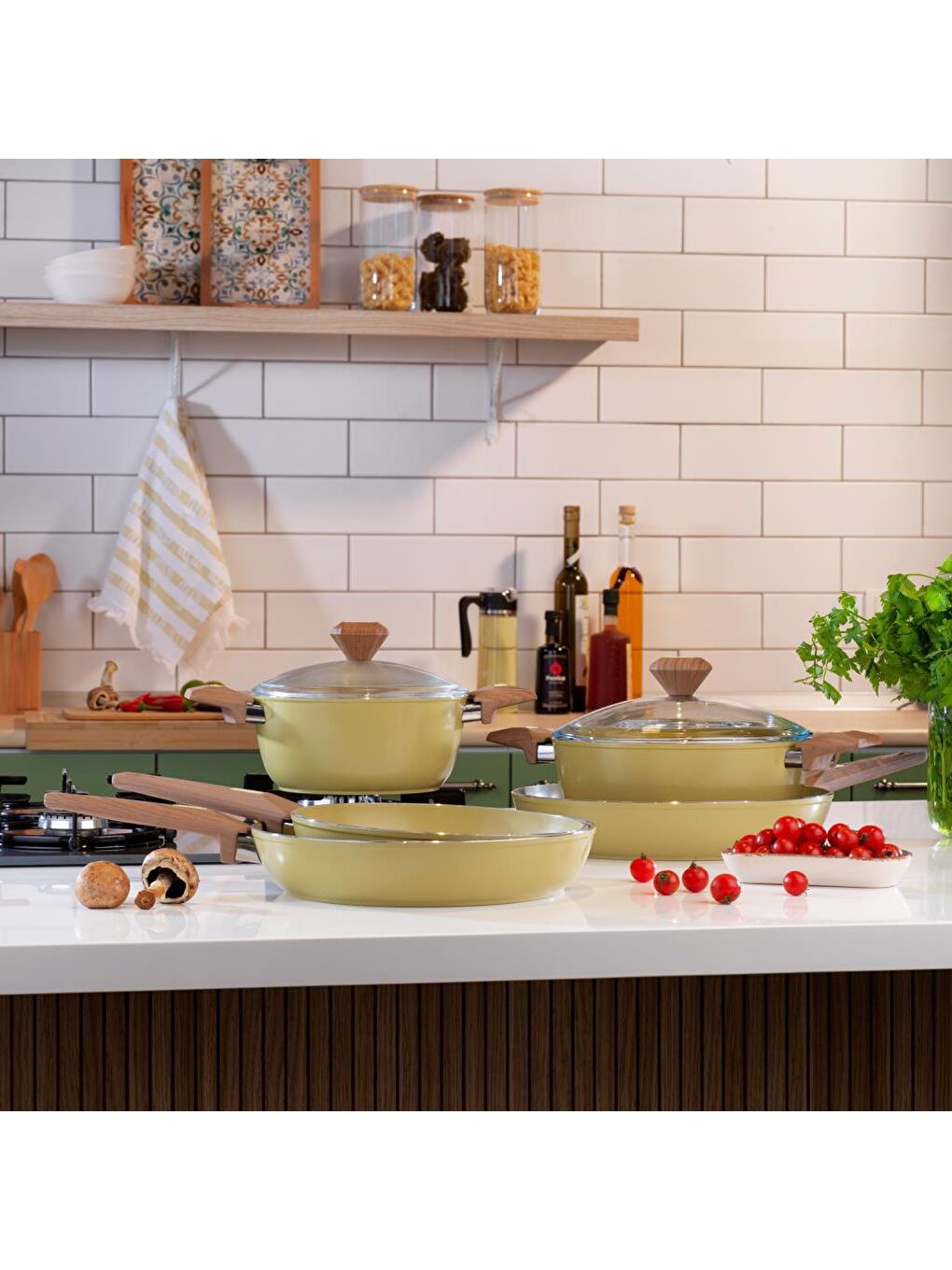 Fiesta 26 Cm Seramik Tava 1 Parça-Yeşil-1