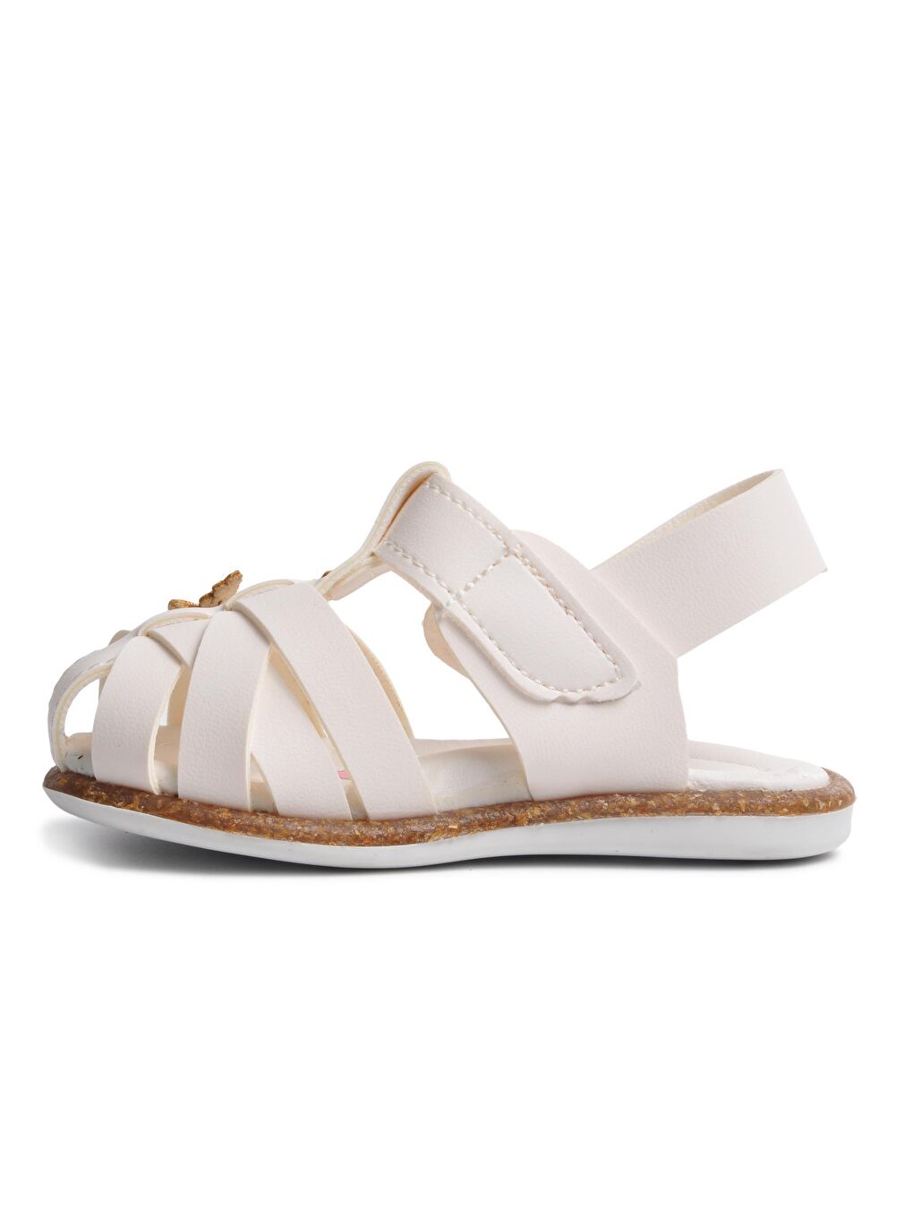 210105 Beyaz Comfort Kız Çocuk Sandalet-2