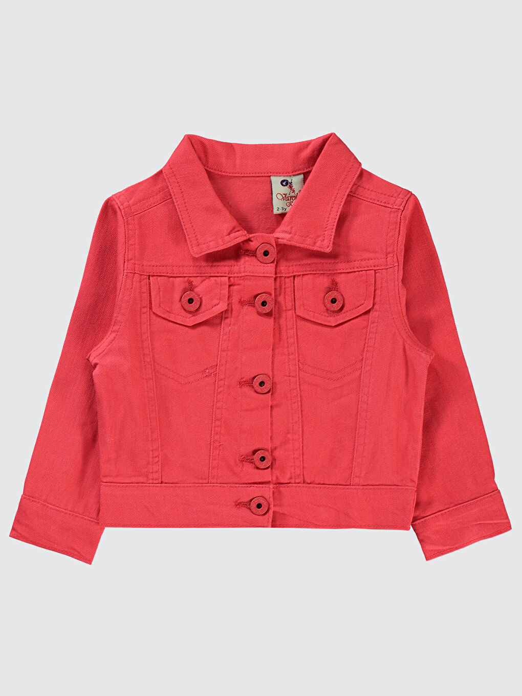 Kırmızı Kız Çocuk Ceket 2-5 Yaş Nar