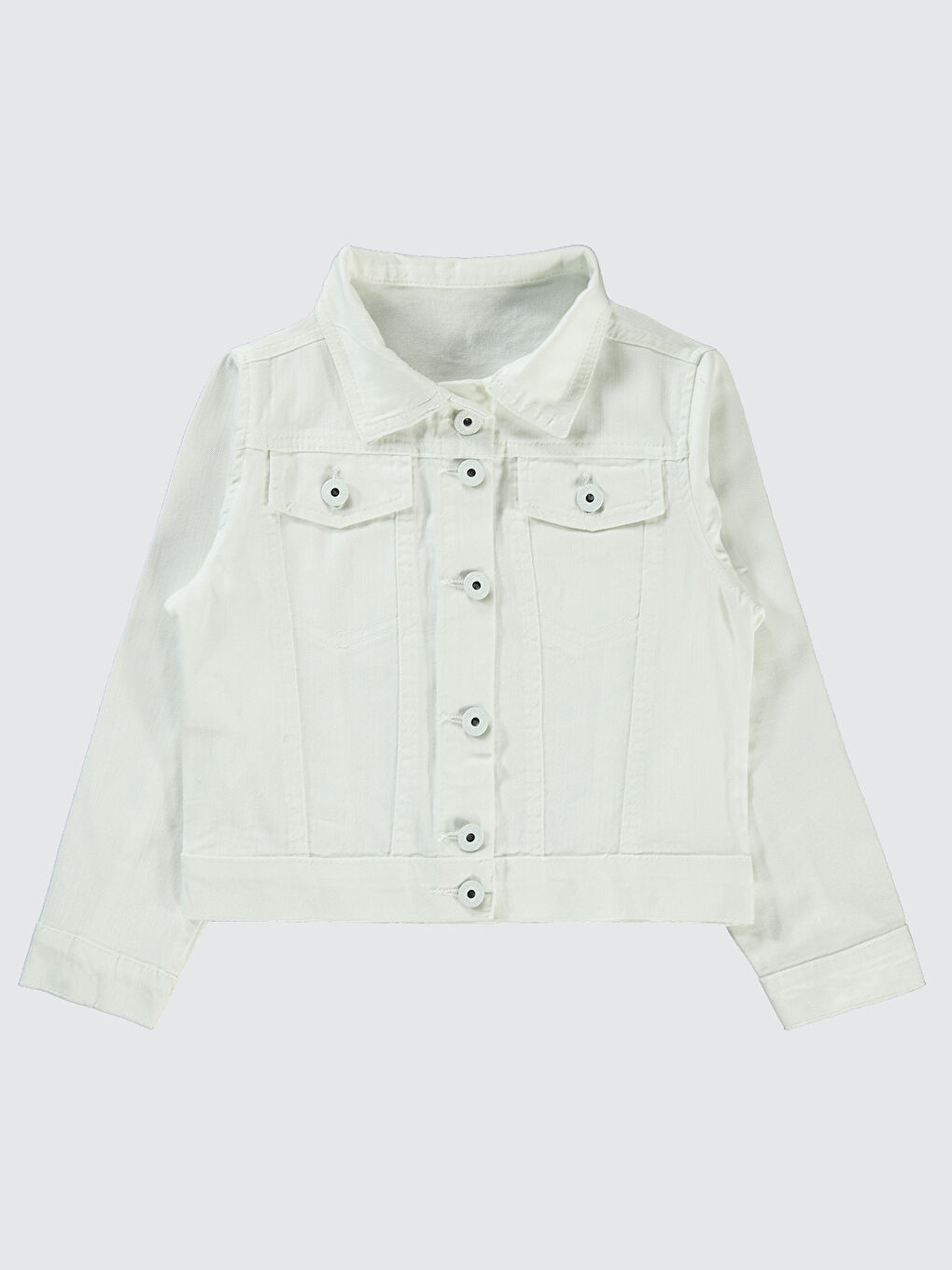 Kız Çocuk Ceket 6-9 Yaş Beyaz