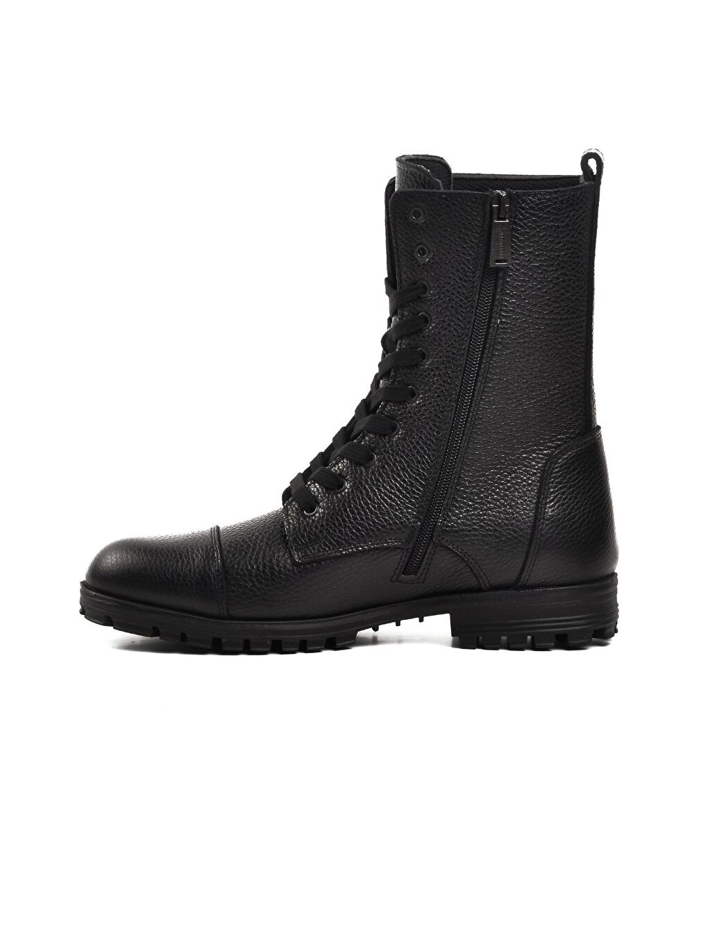 220012 Siyah Floter Hakiki Deri Erkek Bot-1