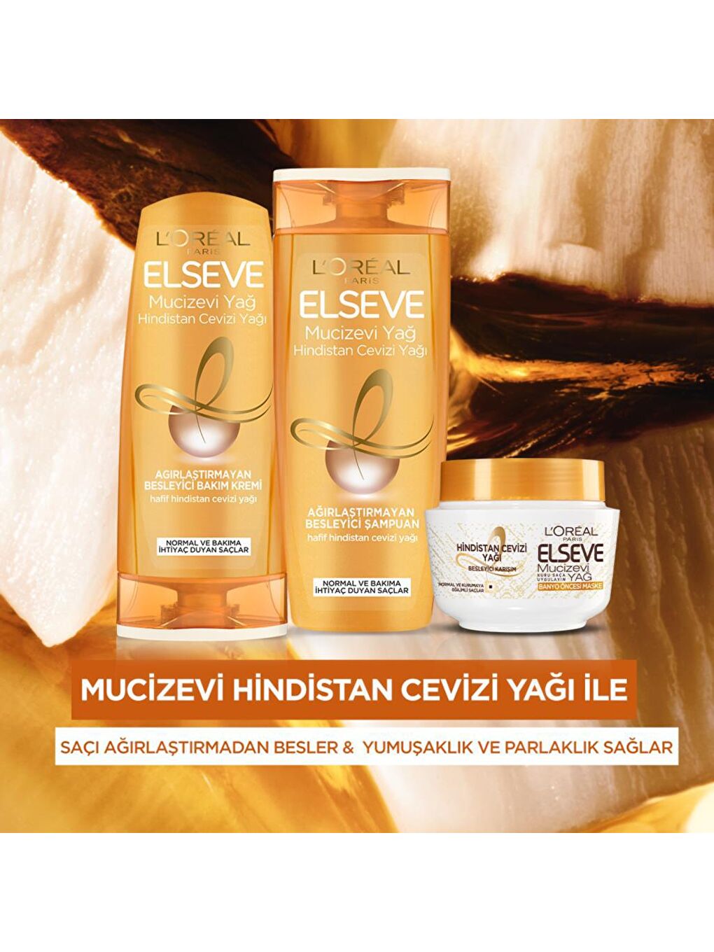 Mucizevi Hindistan Cevizi Yağı Ağırlaştırmayan Besleyici Şampuan (360 ml)-6