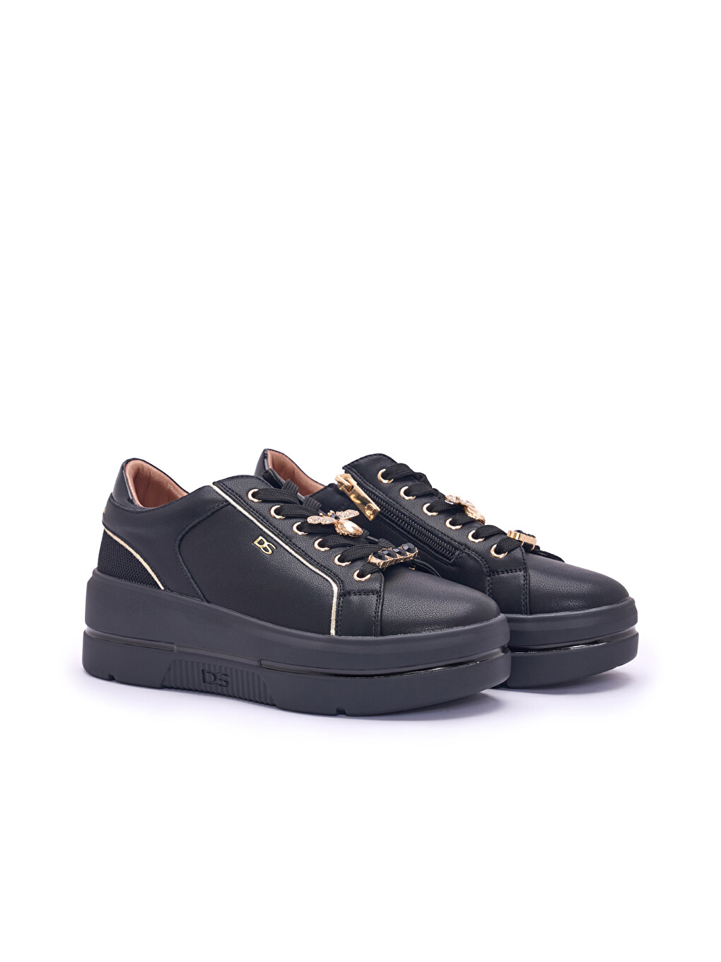 Siyah Kadın Sneaker 185722dm Varıante 5722dm Nero/platino-2