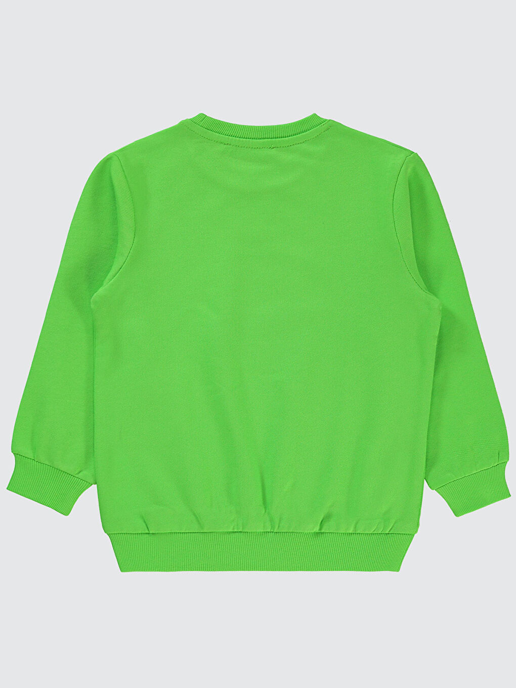 Boys Erkek Çocuk Sweatshirt 2-5 Yaş Limon Yeşili-1