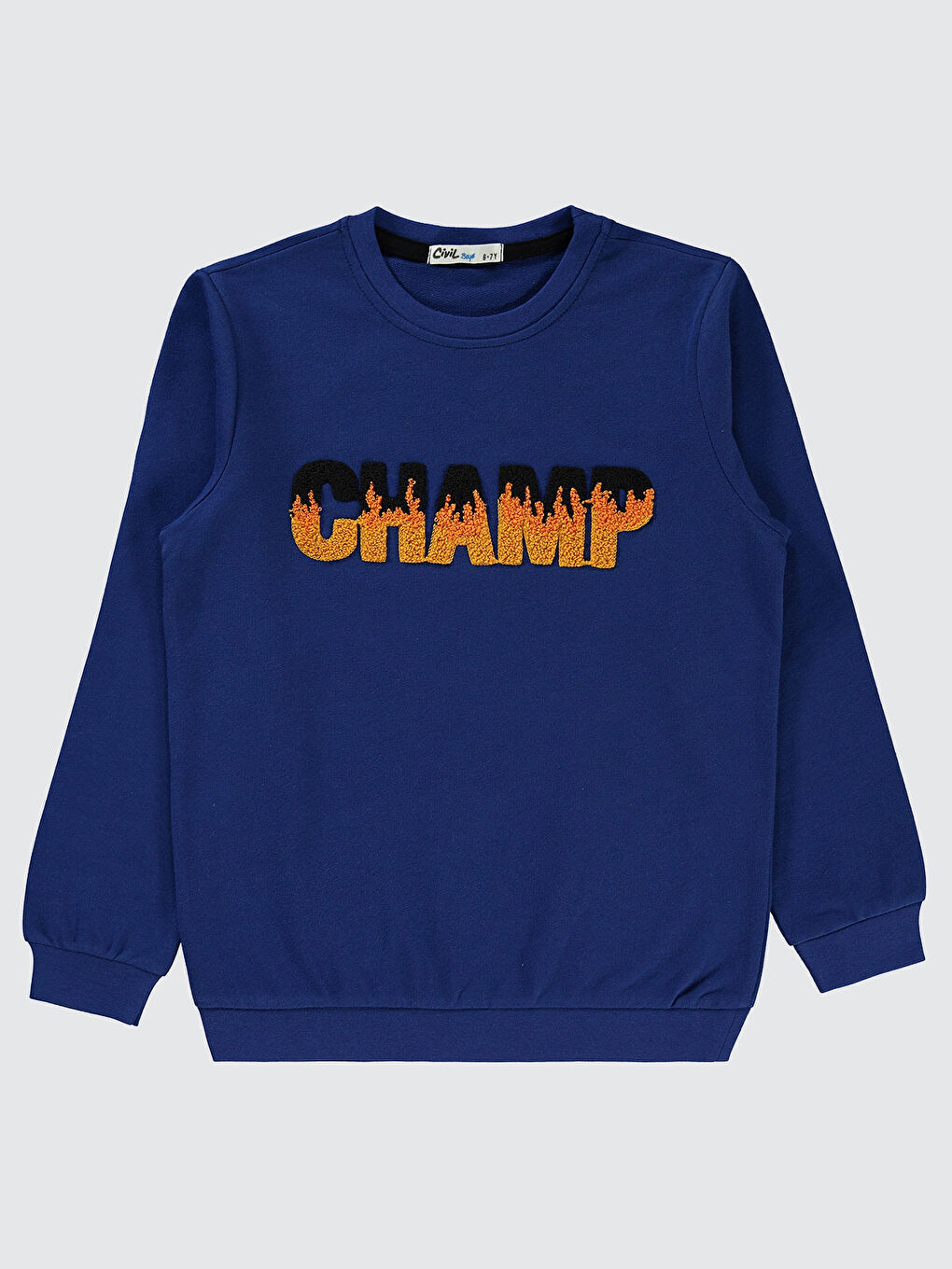 Boys Erkek Çocuk Sweatshirt 10-13 Yaş Açık Lacivert