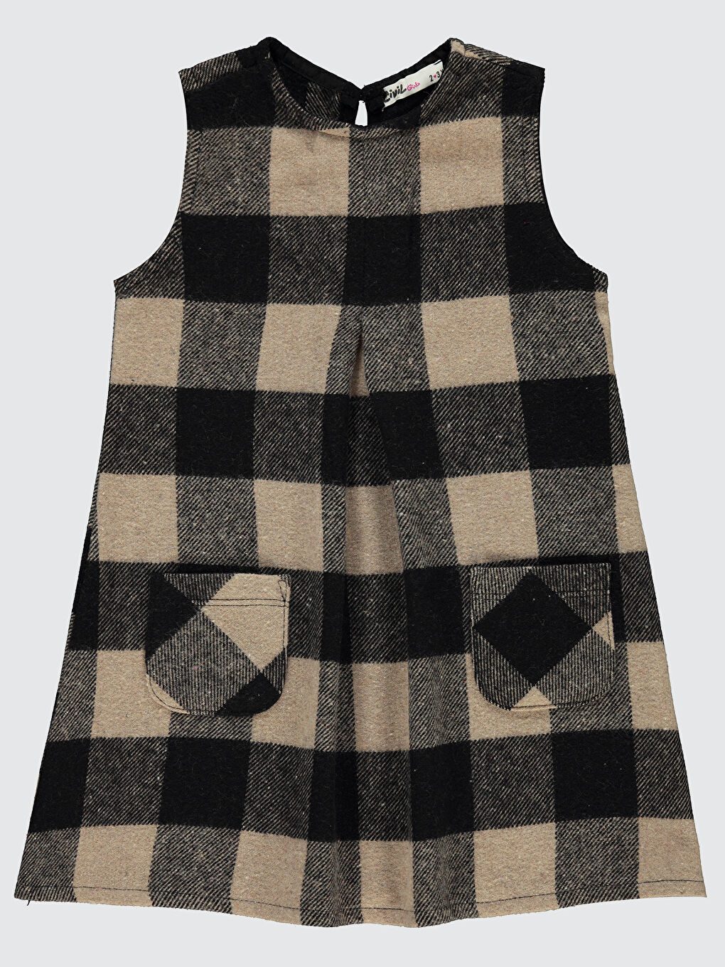 Girls Kız Çocuk Elbise 2-5 Yaş Bej