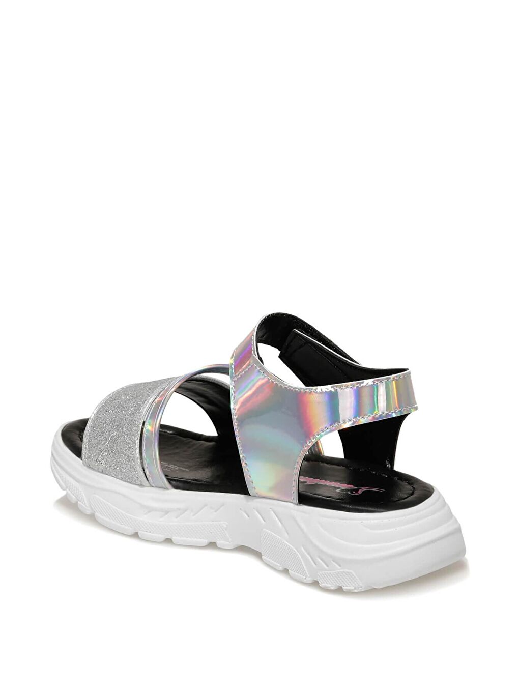 Gri YASI 1FX Gümüş Kız Çocuk Sandalet-2