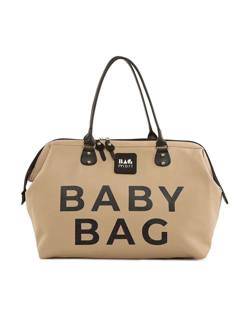 Baby Bag Baskılı Deri Anne Bebek Bakım Çantası