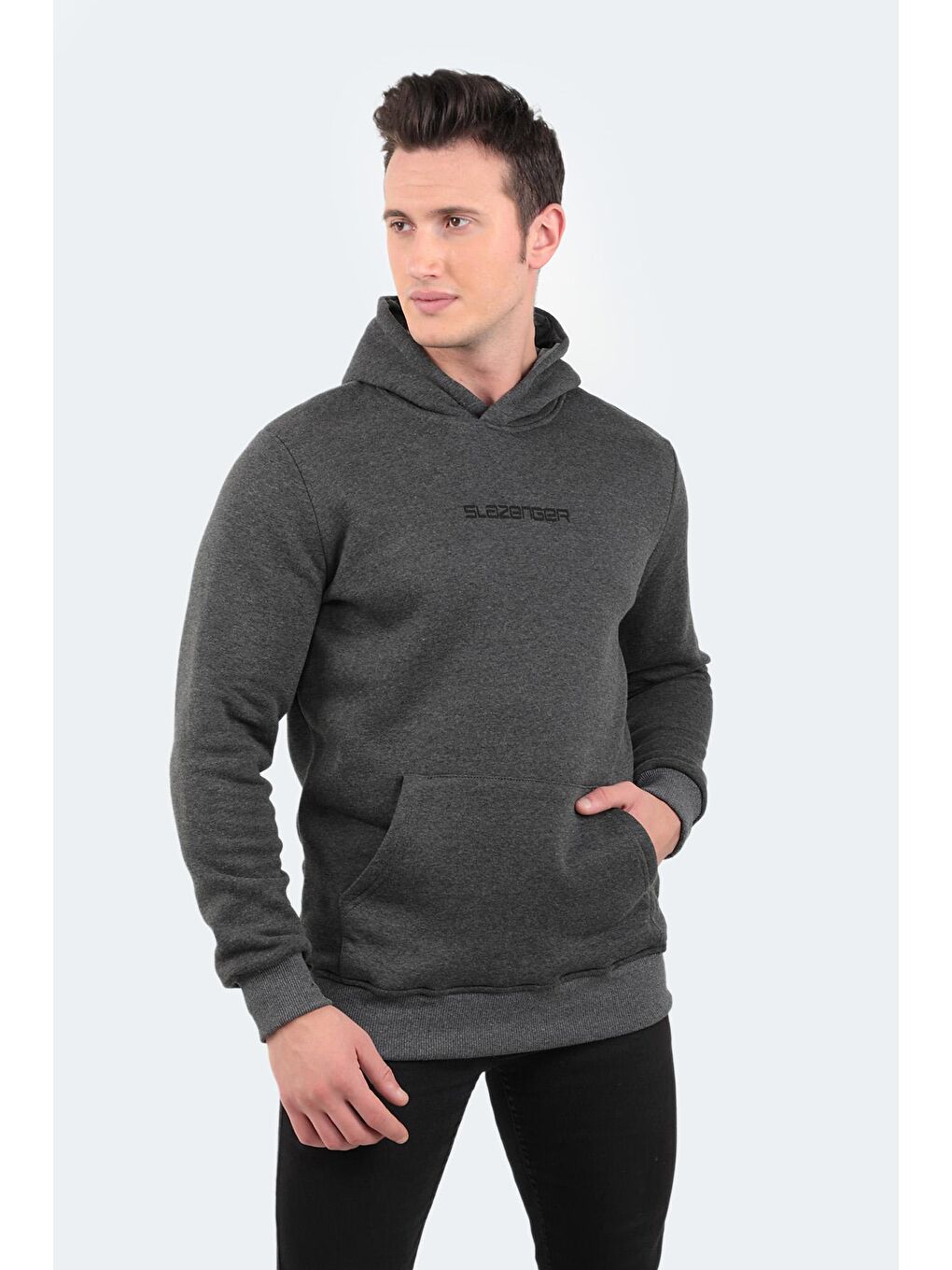 SLAZENGER Antrasit BUSTER Erkek Sweatshirt Antrasit