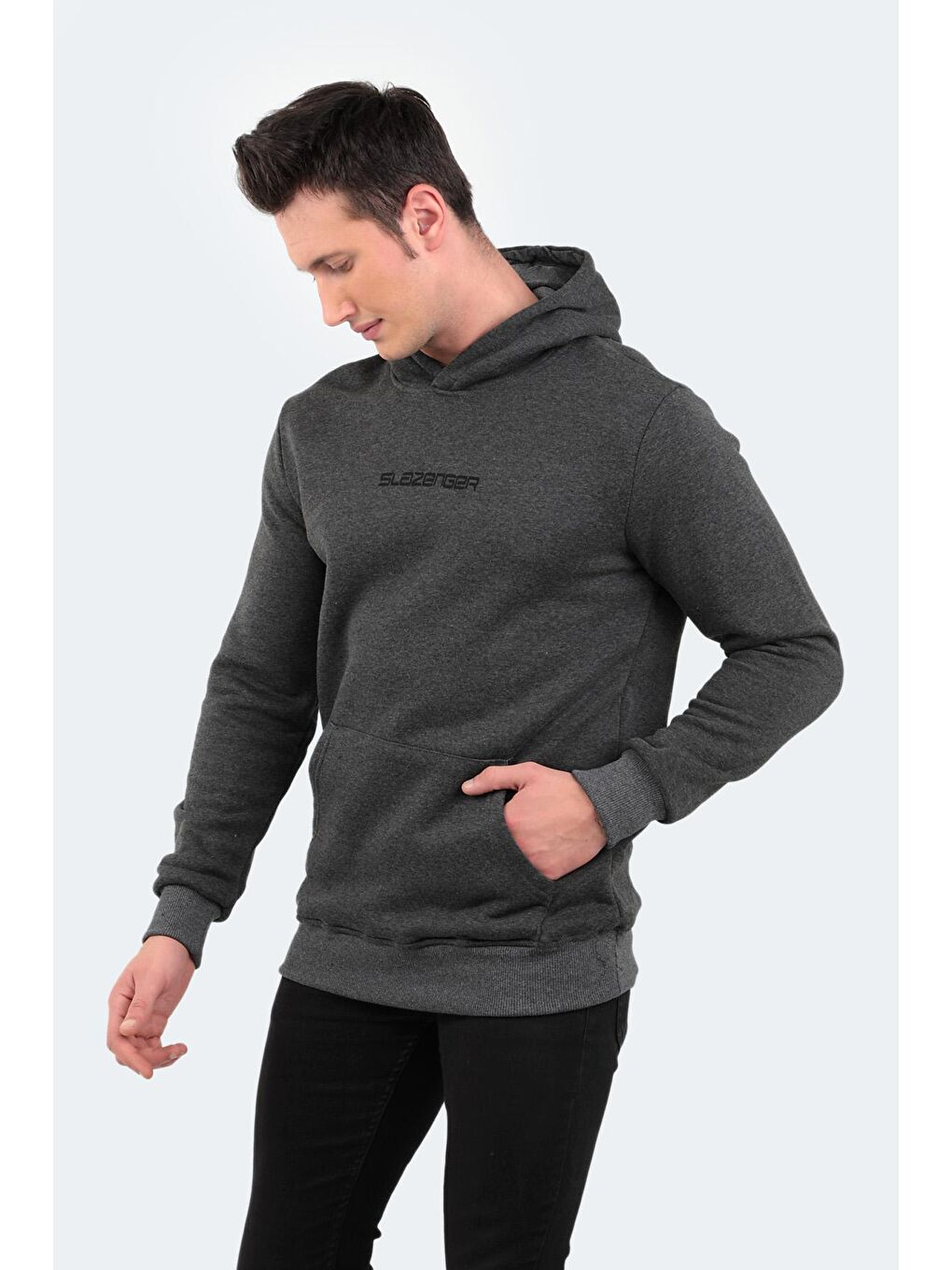 SLAZENGER Antrasit BUSTER Erkek Sweatshirt Antrasit - 2