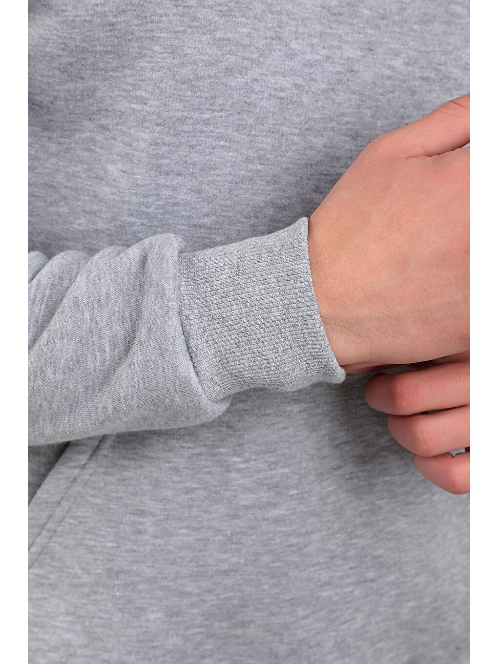 BUSTER Erkek Sweatshirt Gri-4