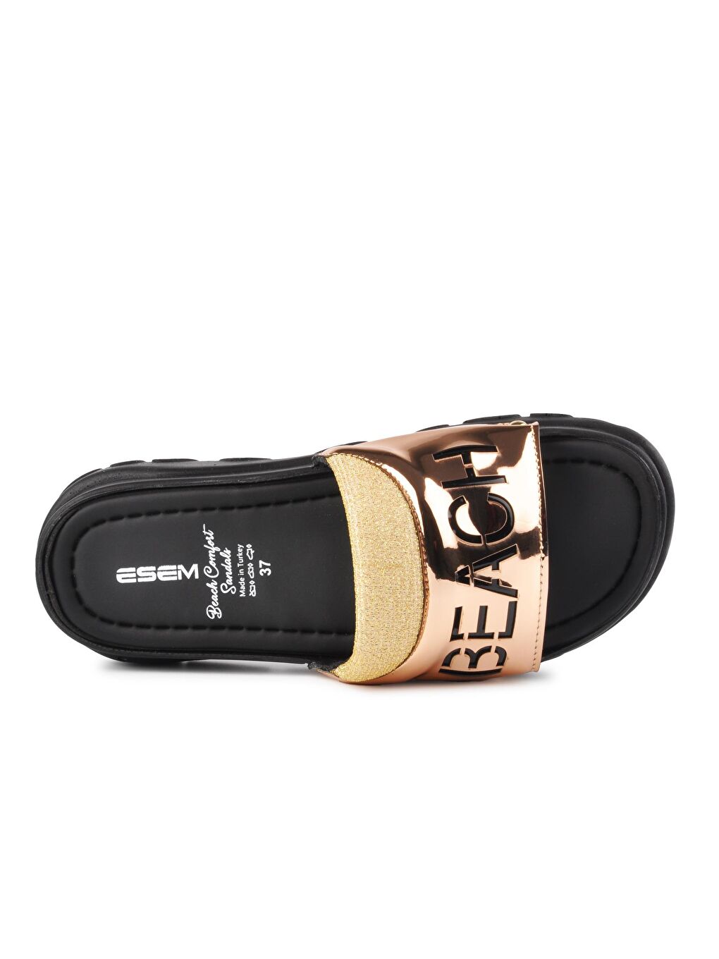 Turuncu Esm282 Bakır Kadın Terlik-3