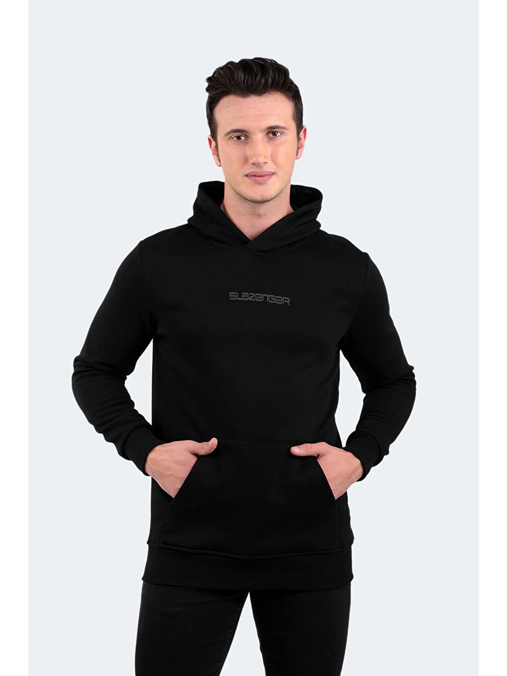 SLAZENGER Siyah BUSTER Erkek Sweatshirt Siyah