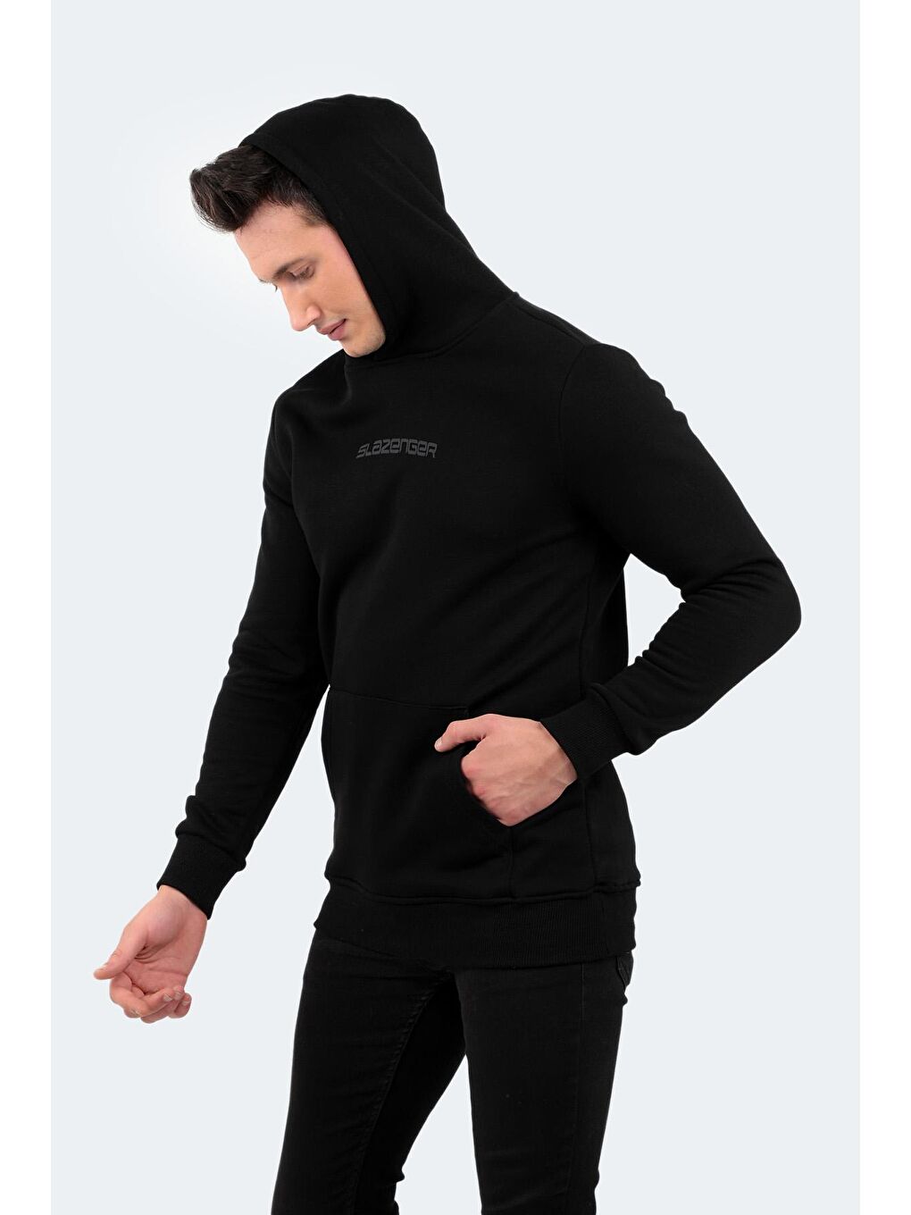 SLAZENGER Siyah BUSTER Erkek Sweatshirt Siyah - 3