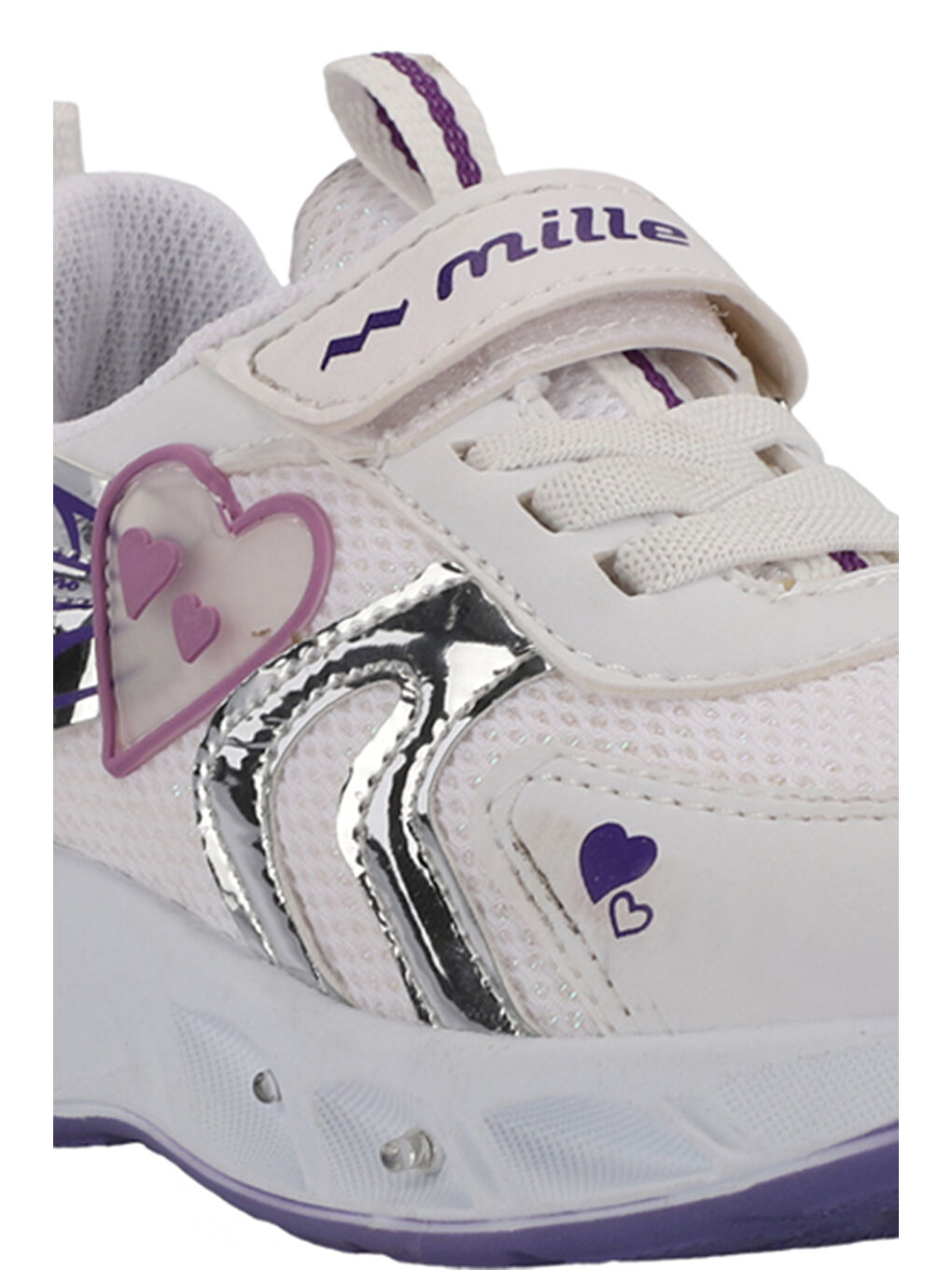 PAOLINO IN Kız Çocuk Beyaz / Mor Sneaker-3