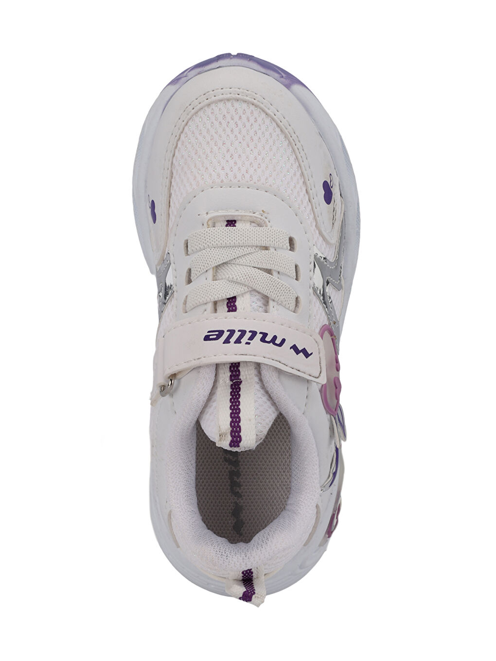 PAOLINO IN Kız Çocuk Beyaz / Mor Sneaker-4