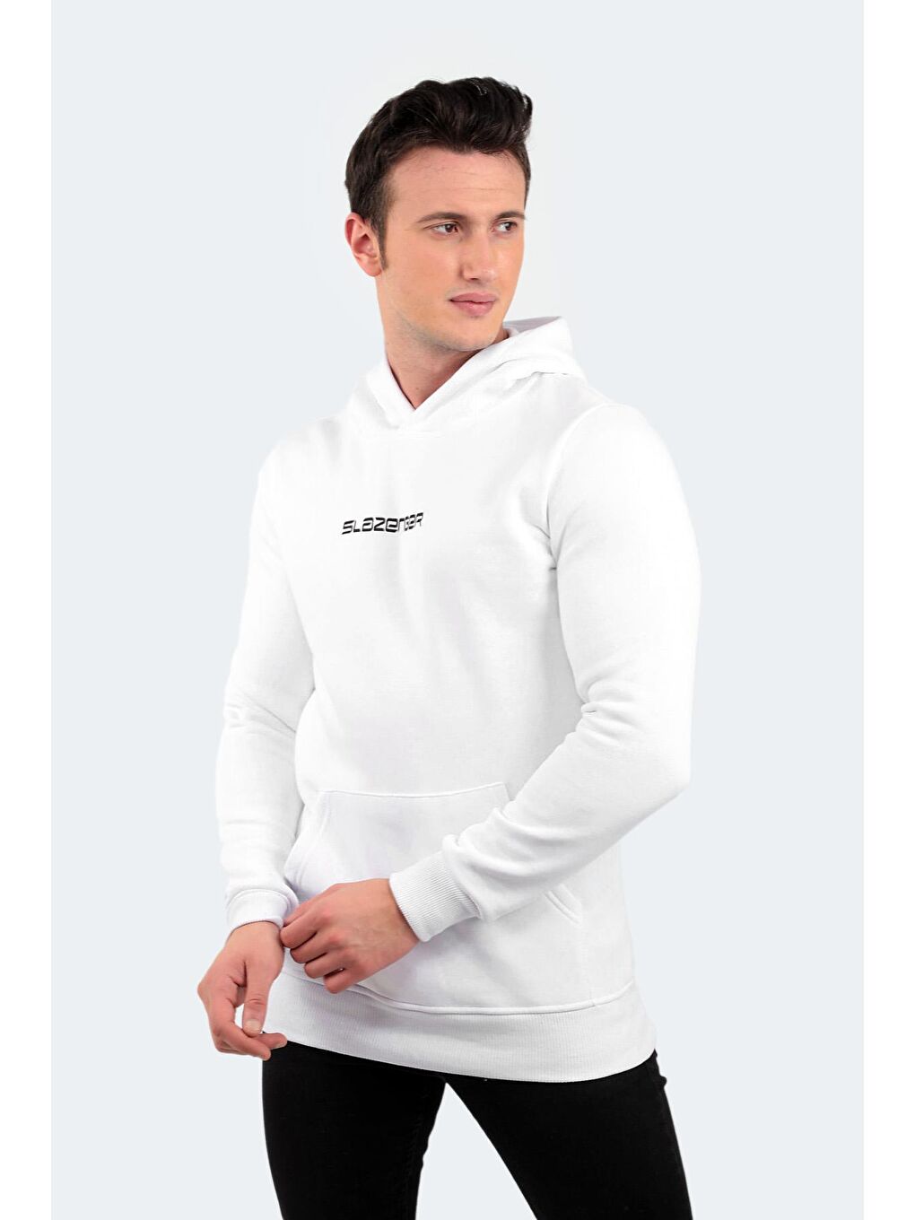 SLAZENGER Beyaz BUSTER Erkek Sweatshirt Beyaz - 1