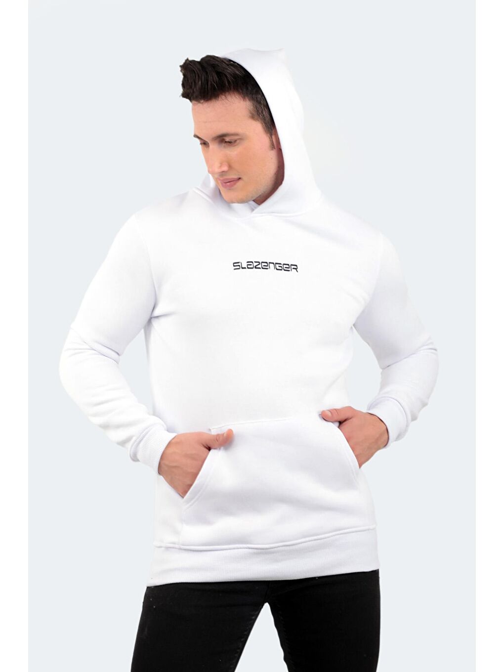 SLAZENGER Beyaz BUSTER Erkek Sweatshirt Beyaz - 2