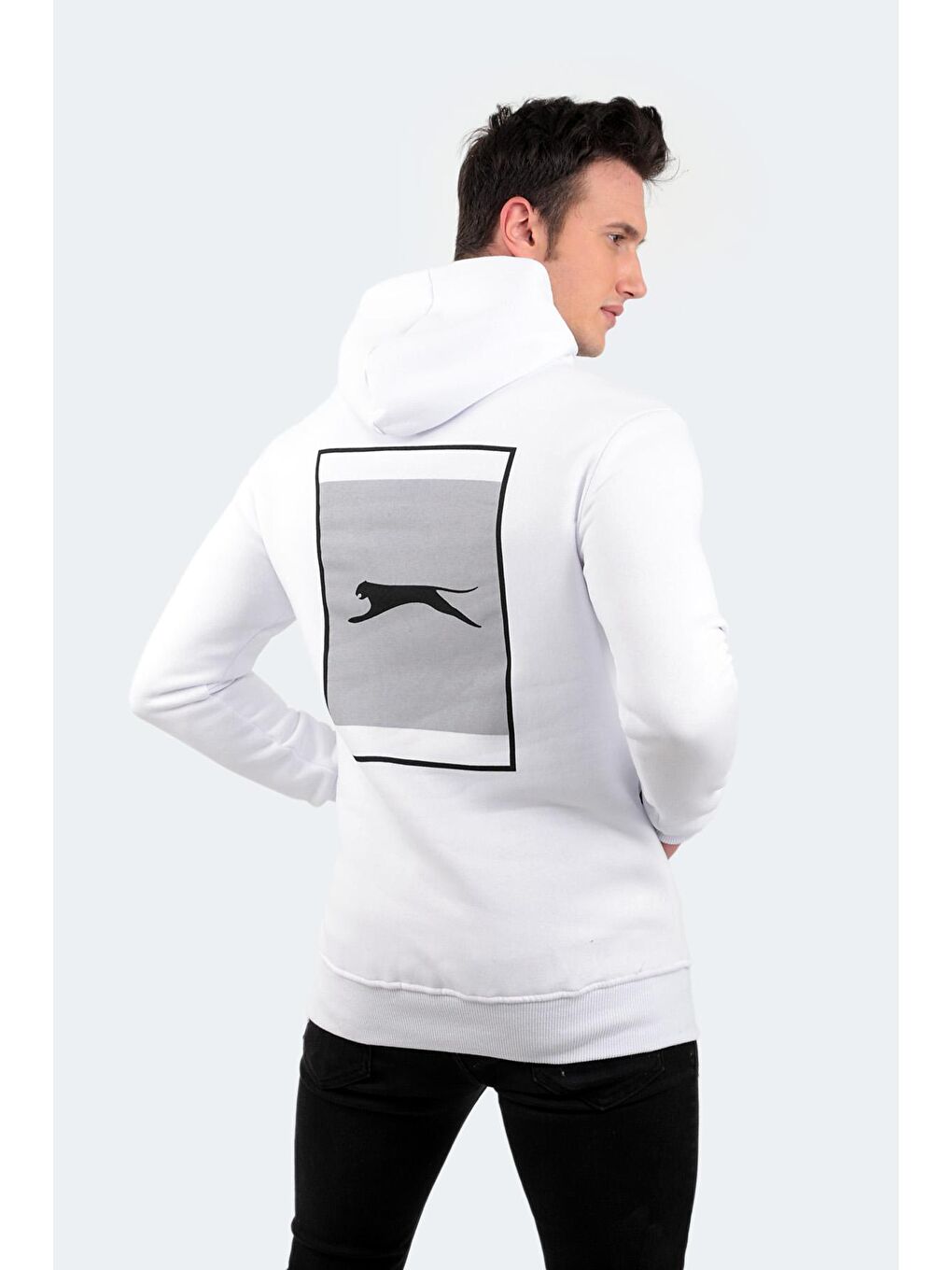 SLAZENGER Beyaz BUSTER Erkek Sweatshirt Beyaz - 3