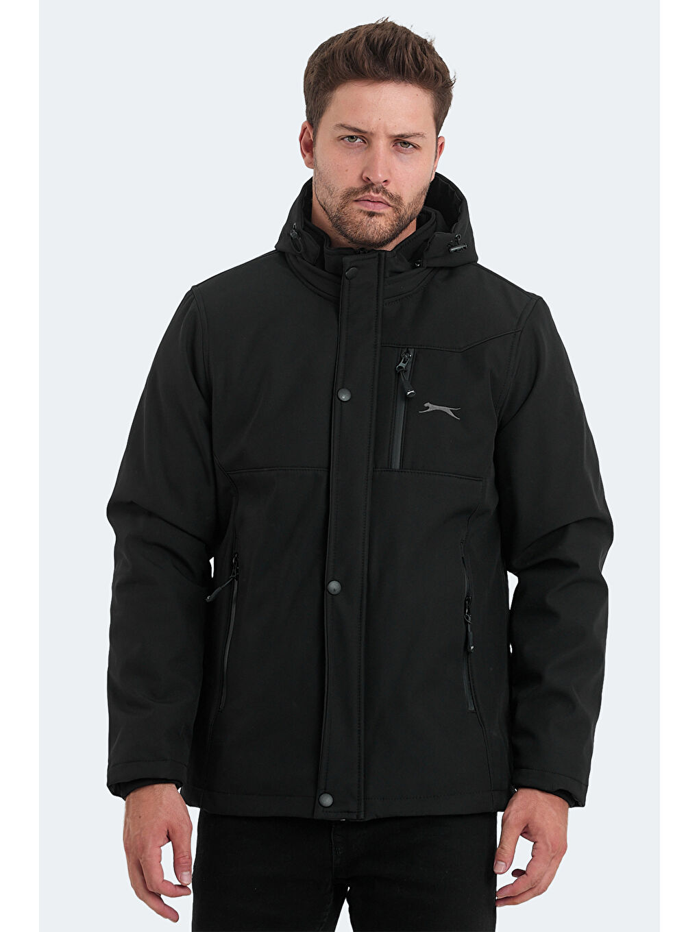 HALSTEN Erkek Mont Kaban Siyah