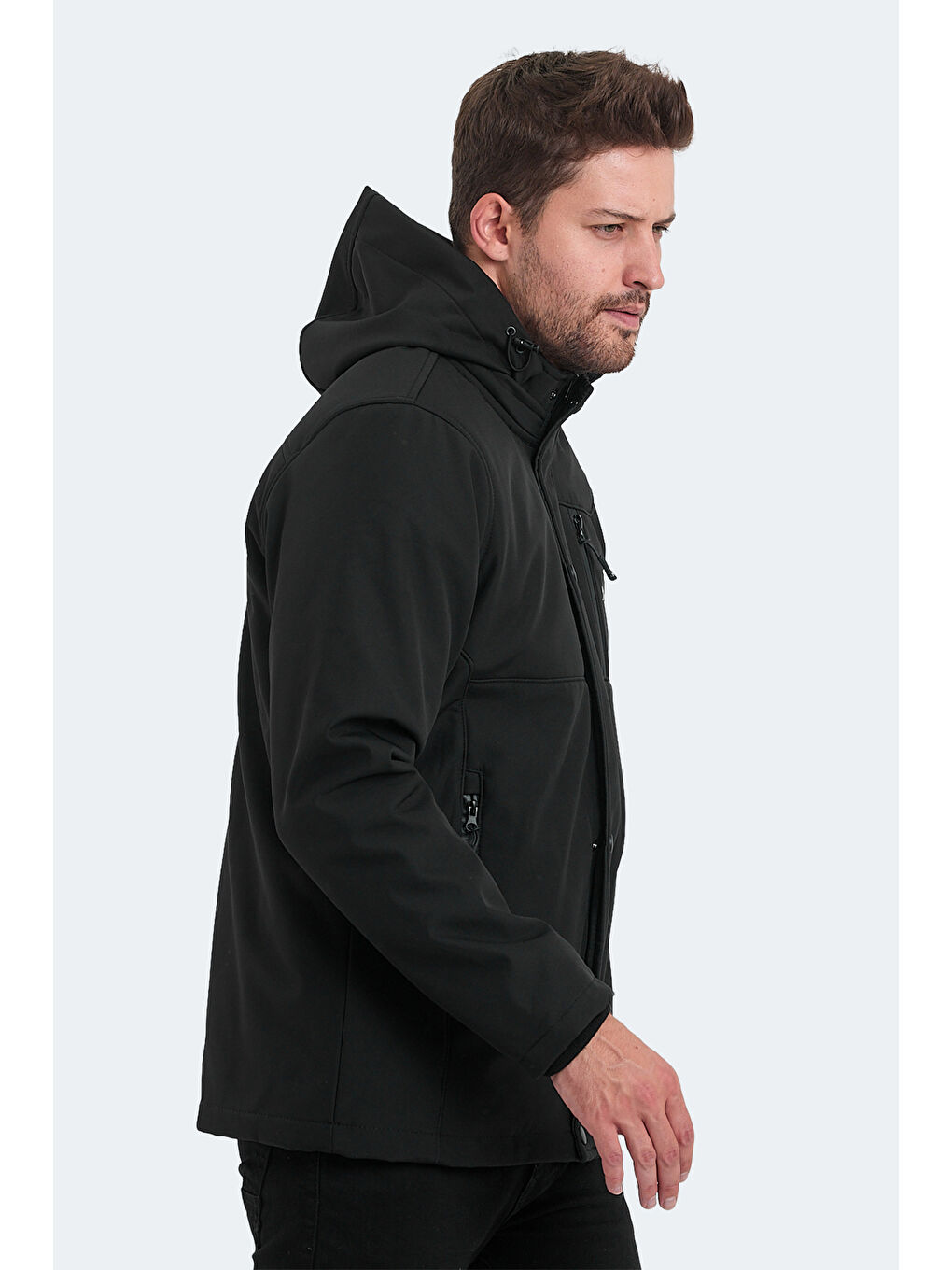 HALSTEN Erkek Mont Kaban Siyah-2