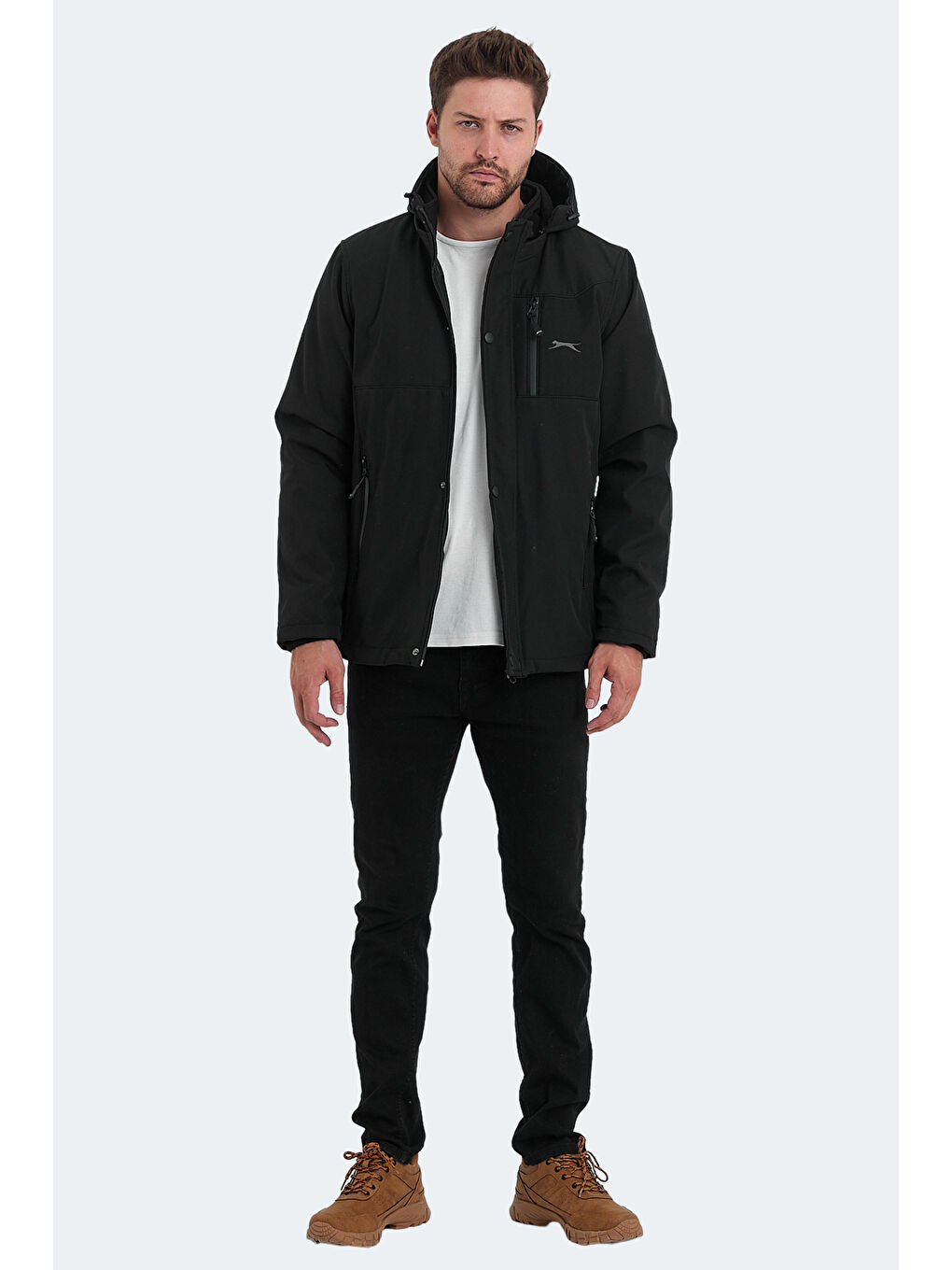 HALSTEN Erkek Mont Kaban Siyah-6