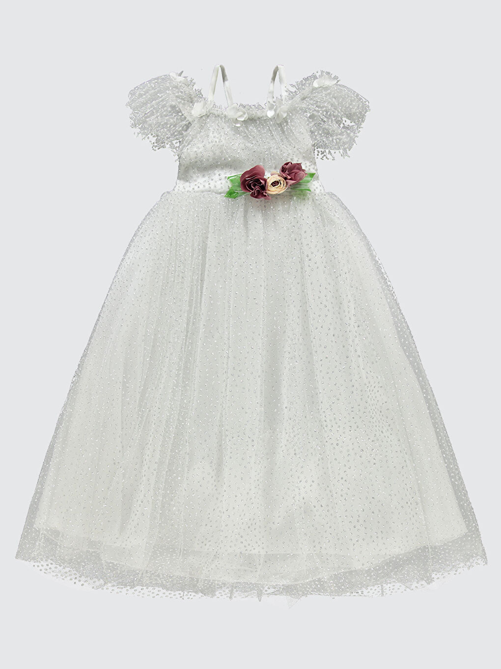 Ekru Girls Kız Çocuk Abiye 6-9 Yaş Krem