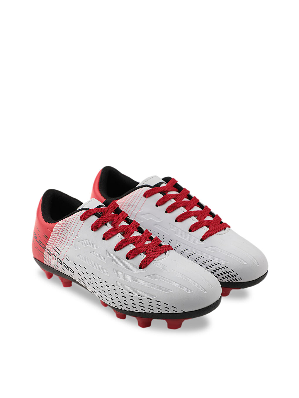 SCORE I KR Erkek Halı Saha Beyaz / Kırmızı Futbol Ayakkabısı-1