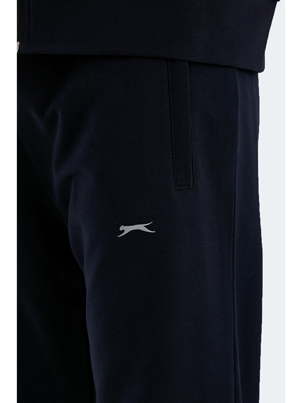 ORDER IN Erkek Fermuarlı Dik Yaka Cepli Lacivert Eşofman Takımı-5