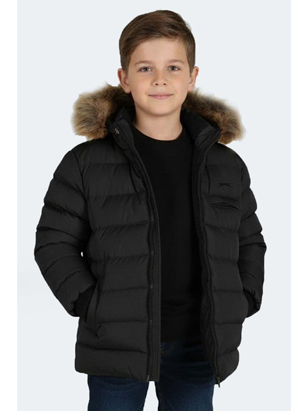 CALISTO NEW Unisex Çocuk Mont Siyah