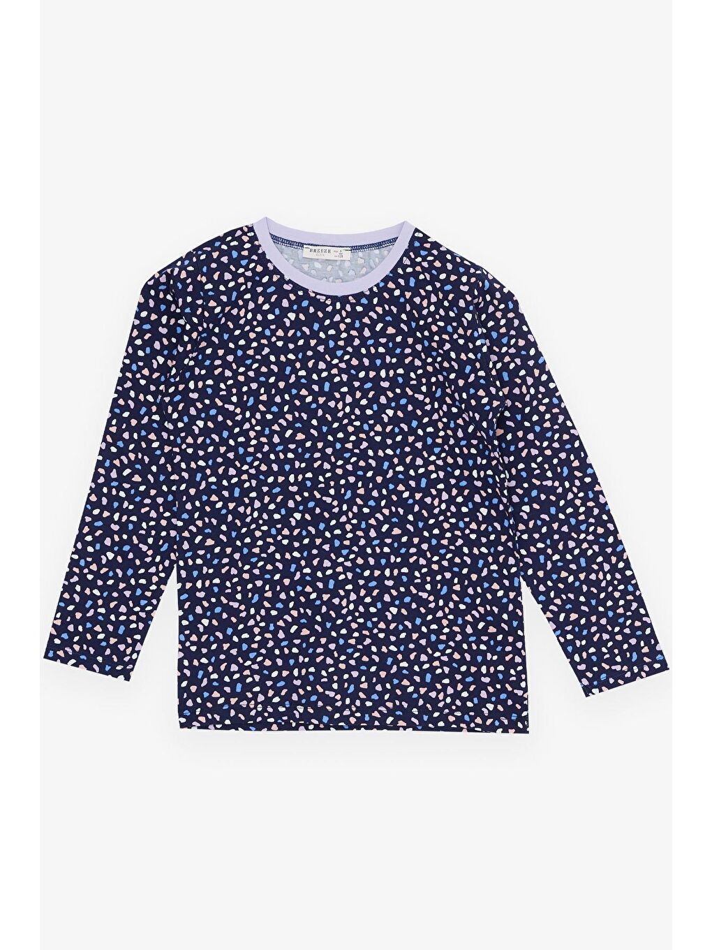 Kız Çocuk Pijama Takımı Desenli Lacivert (4 Yaş)-2