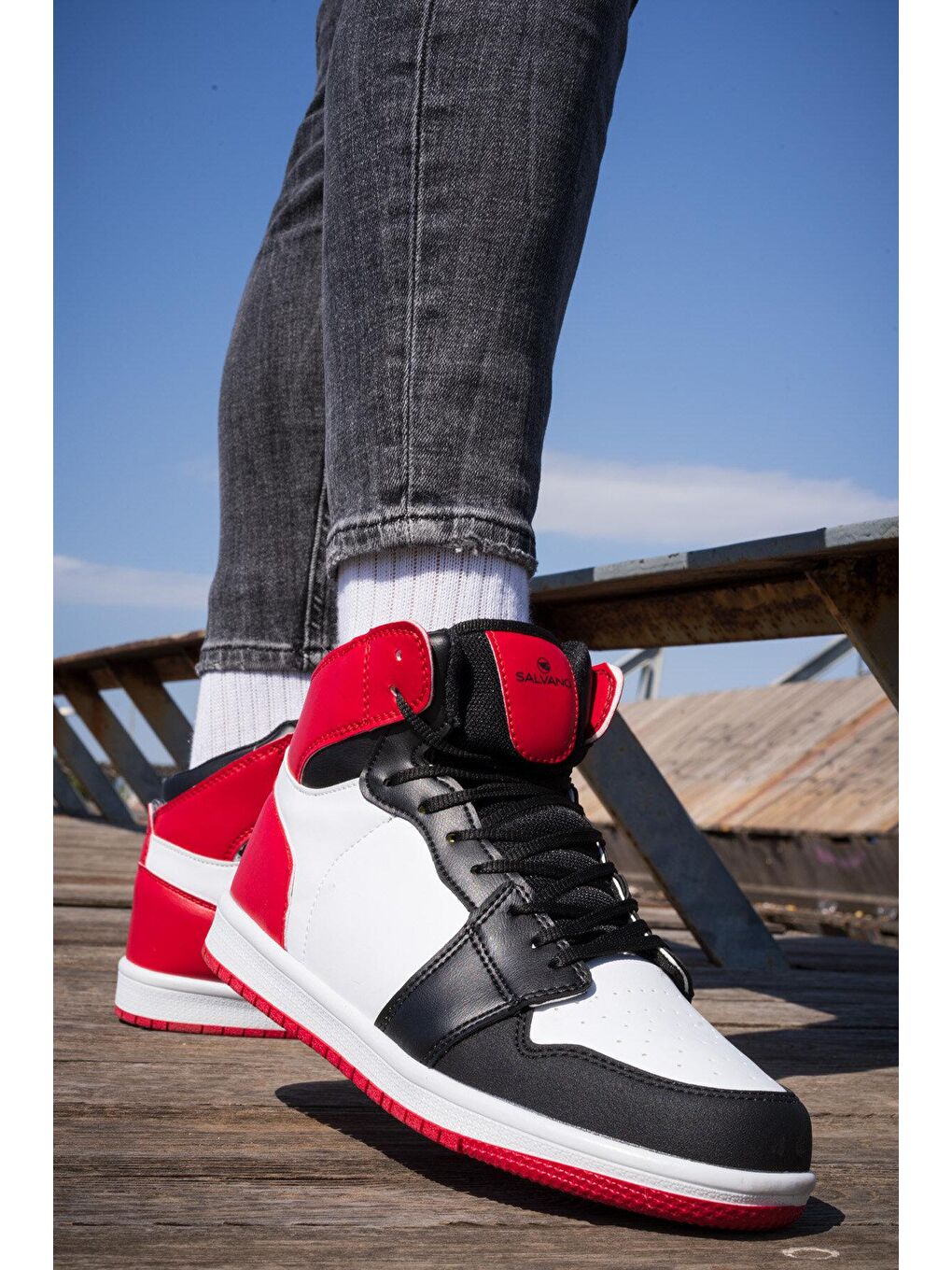 ICON 2PR Beyaz Erkek High Sneaker-1