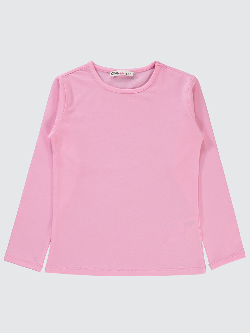 Kız Çocuk Sweatshirt 6-9 Yaş Gül Pembe